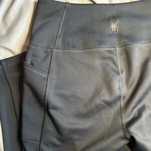 Spyder Black Activewear Pants